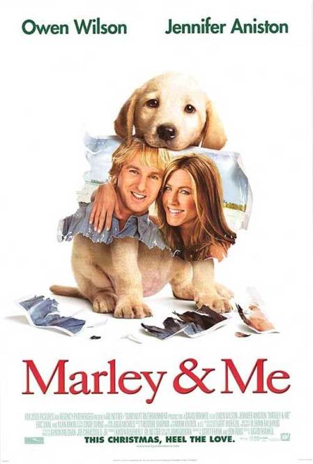 marley and me poster. marley and me movie poster