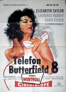butterfield8 german movie poster hans braun